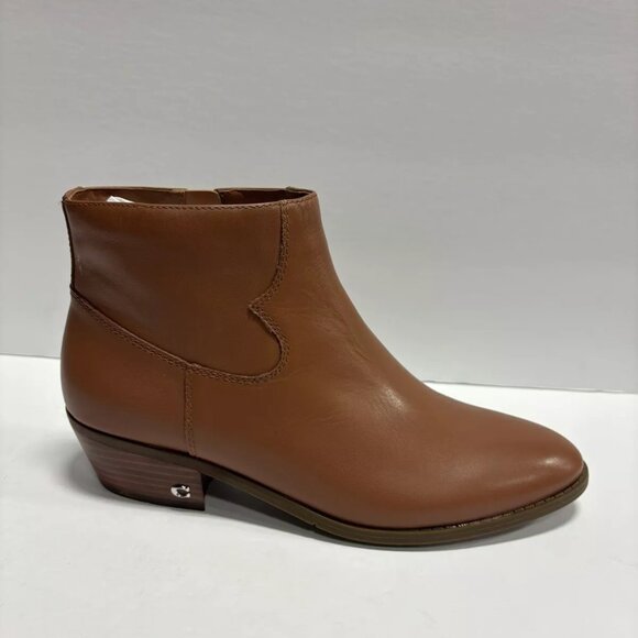 Coach Women’s Dannie, Saddle Brown Leather Ankle Boots, Size 9 M - Picture 1 of 7